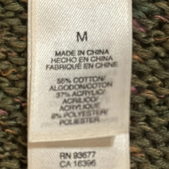 Liz Claiborne Women’s Sweater Green Size medium - Picture 5 of 6